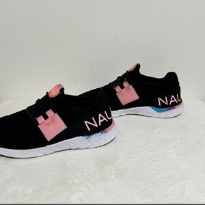 Nautica kids Black and Pink Athletic Sneakers